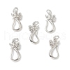 Rack Plating Brass Hook Clasps KK-WH0060-06P-3