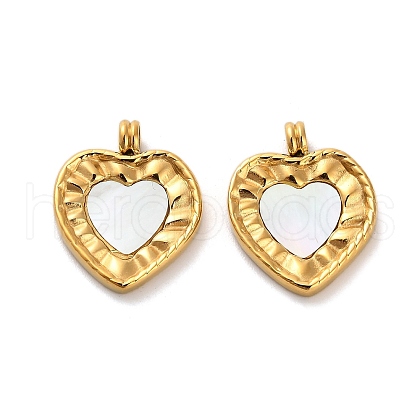 304 Stainless Steel Pendants STAS-R151-02G-1