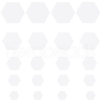 Gorgecraft 5 Bags 5 Styles Paper Quilting Templates DIY-GF0008-74-1