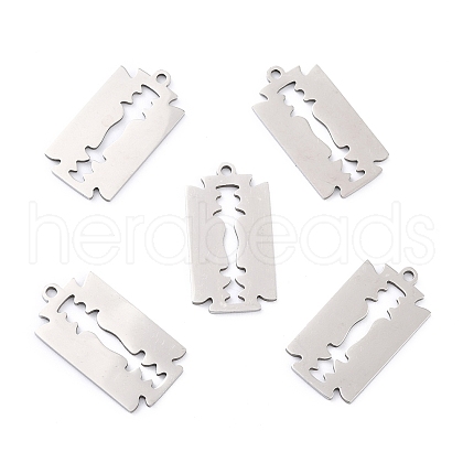 Non-Tarnish 201 Stainless Steel Pendants X-STAS-K003-09P-1