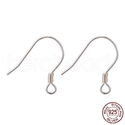 925 Sterling Silver Earring Hooks STER-M031-01S-1