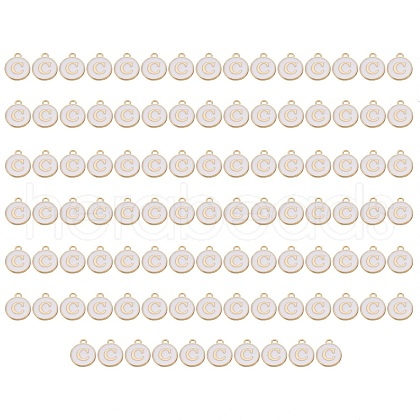 Golden Plated Enamel Alloy Charms ENAM-SZ0001-26A-C-1