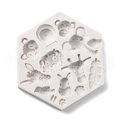 DIY Animals Food Grade Silicone Molds DIY-C019-04B-1