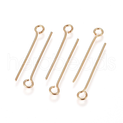 304 Stainless Steel Eye Pins A-STAS-L238-005H-G-1