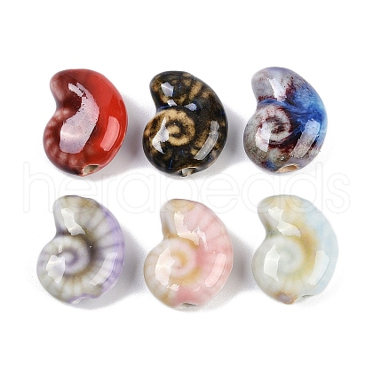 Handmade Porcelain Beads PORC-R003-02-1