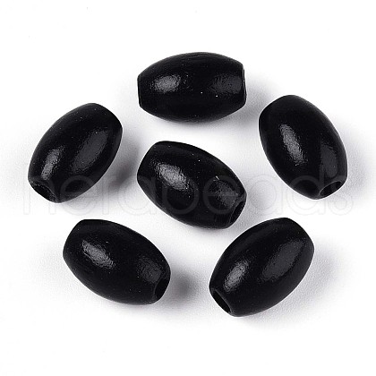 Spray Painted Schima Wood Beads WOOD-T032-29A-01-1