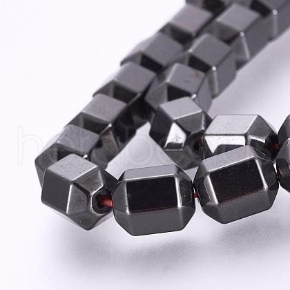 Magnetic Hematite Beads Strands G-P314-06-1