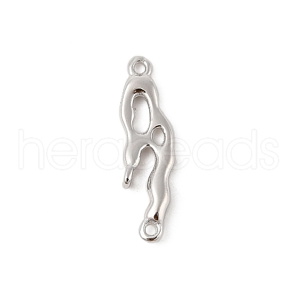 925 Sterling Silver Irregular Shaped Chandelier Component Links STER-D288-01P-1
