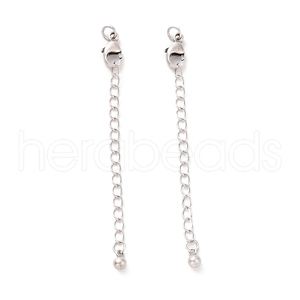 925 Sterling Silver Chain Extenders STER-D036-43AS-1