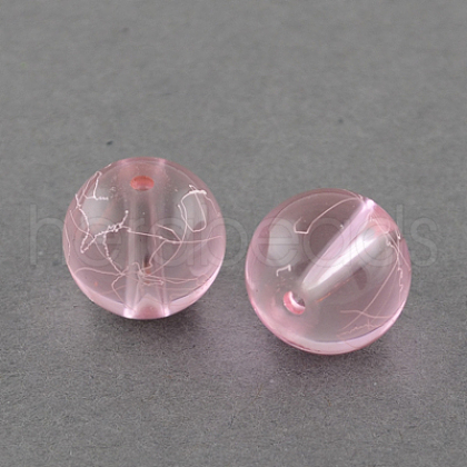 Drawbench Transparent Glass Beads Strands X-GLAD-Q012-10mm-02-1