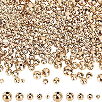  360Pcs 5 Style Brass Spacer Beads KK-NB0001-68-1
