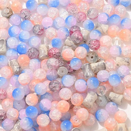 Mixed Style Glass Beads GLAA-XCP0012-02F-1