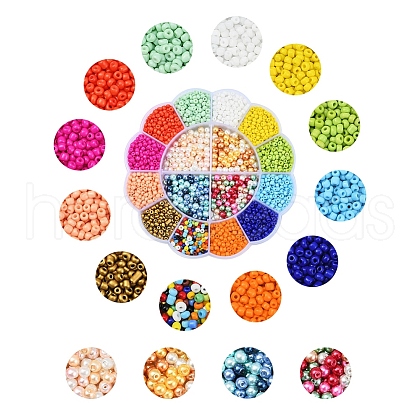 Glass Beads Set DIY-YW0003-41-1
