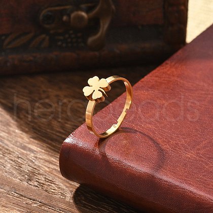 304 Stainless Steel Adjustable Rings for Women RJEW-F169-01G-02-1
