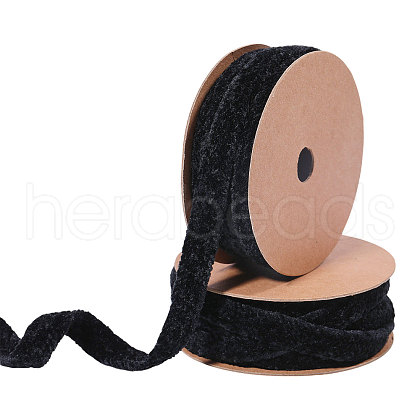 Polyester Chenille Ribbon OCOR-WH0097-36B-1