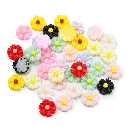 Opaque Epoxy Resin Decoden Cabochons CRES-M032-01-1