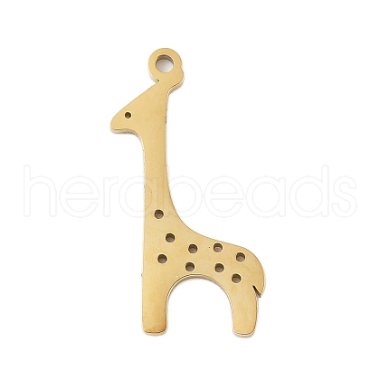304 Stainless Steel Pendants STAS-S177-06G-1