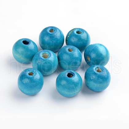 Natural Maple Wood Beads TB20mmY-6-1