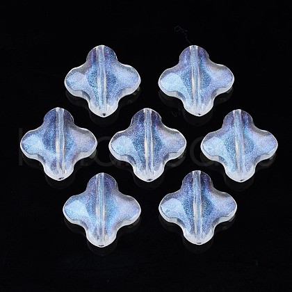 Transparent Acrylic Beads OACR-N008-076-1