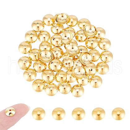 Unicraftale 100Pcs 304 Stainless Steel Bead Caps STAS-UN0057-85-1