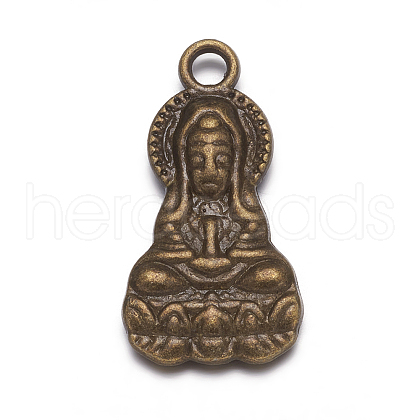 Tibetan Style Alloy Pendants X-PALLOY-K1363-AB-NR-1