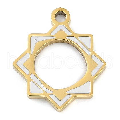 304 Stainless Steel Pendants STAS-F315-03G-1