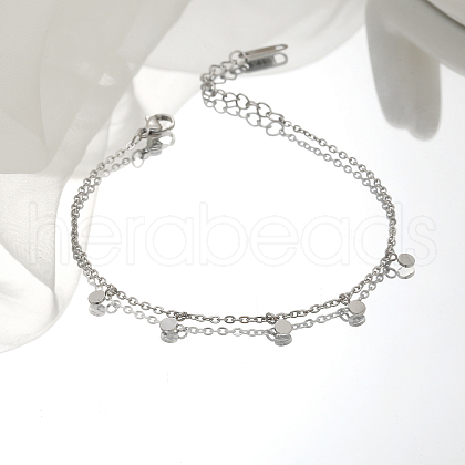 Stylish Stainless Steel Chain Bracelet for Women EA2794-2-1