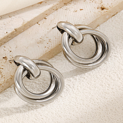 Alloy Stud Earrings WG73BC4-09-1