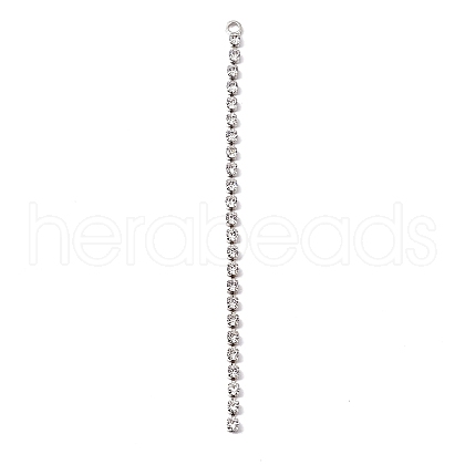 Brass Crystal Rhinestone Cup Chain Big Pendants KK-A167-03P-1