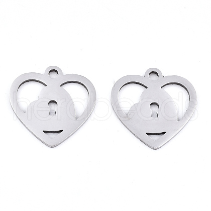 Non-Tarnish 201 Stainless Steel Pendants STAS-S081-073-1