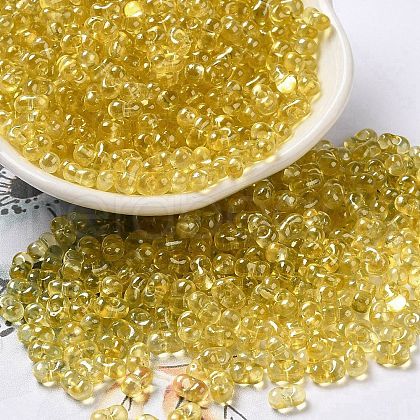 Baking Glass Seed Beads SEED-K009-07A-02-1