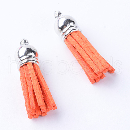 Faux Suede Tassel Pendant Decorations X-FIND-T002-A34-1