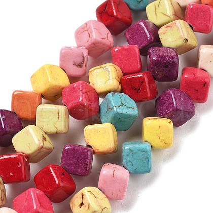 Synthetic Turquoise Beads Strands G-B140-B01-01-1