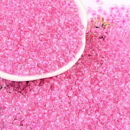 Transparent Inside Colours Glass Seed Beads X1-SEED-A032-04P-1