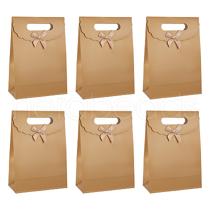 Rectangle Paper Gift Bags CARB-WH0017-14B-02-1