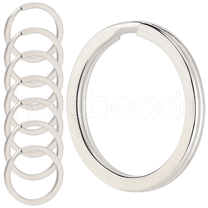 Beebeecraft 316 Surgical Stainless Steel Keychain Clasps STAS-BBC0005-81A-1