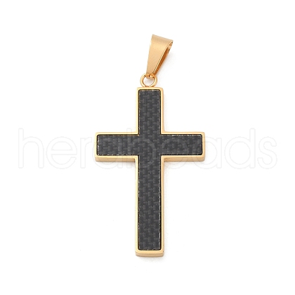 304 Stainless Steel Pendants STAS-K151-07G-1