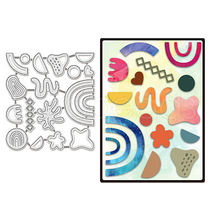 Boho Style Carbon Steel Cutting Dies Stencils DIY-WH0309-1406-1