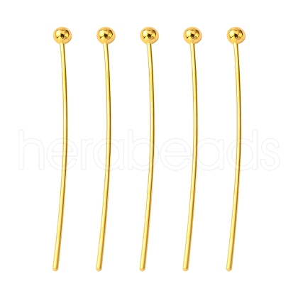 Brass Ball Head pins X-KK-R020-06G-1