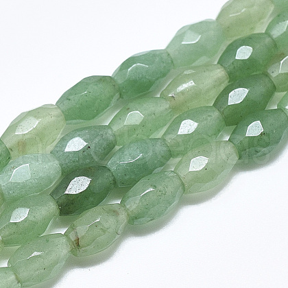 Natural Green Aventurine Beads Strands X-G-S357-A05-1