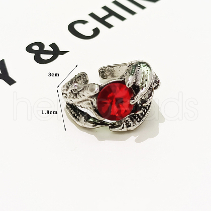 Retro Alloy with Resin Adjustable Cuff Rings FS-WG49C80-04-1