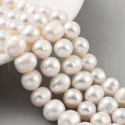 Natural Cultured Freshwater Pearl Beads Strands PEAR-C003-19C-1