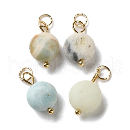 Natural Flower Amazonite Pendants STAS-C120-10G-02-1