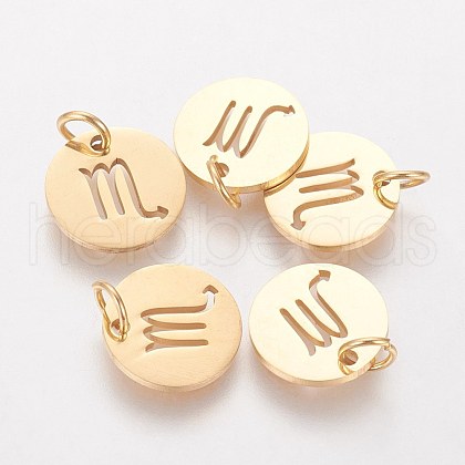 Ion Plating(IP) 304 Stainless Steel Pendants A-STAS-Q201-T445-8G-1