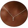 Fashionable Brass Letter Heart Pendant Necklaces for Women FS-WGD0E1D-46-1