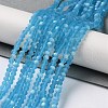 Imitation Jade Glass Beads Strands EGLA-YW0003-19A-07-2