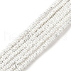 Electroplated Synthetic Non-Magnetic Hematite Beads Strands G-U003-02-1