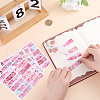 Gorgecraft 6 Sets 2 Styles Rectangle Paper Self Adhesive Category Labels Stickers DIY-GF0008-49-3