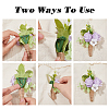 90Pcs Plastic Brooch for Wedding AJEW-WH0472-97-4