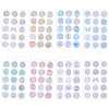 CHGCRAFT 8Pcs 8 Styles Drip Stamp Seal Stickers DIY-CA0006-89-1